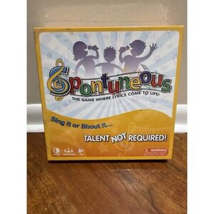 Spontaneous Board Game Factory Sealed Party Game Where Lyrics Come To Life